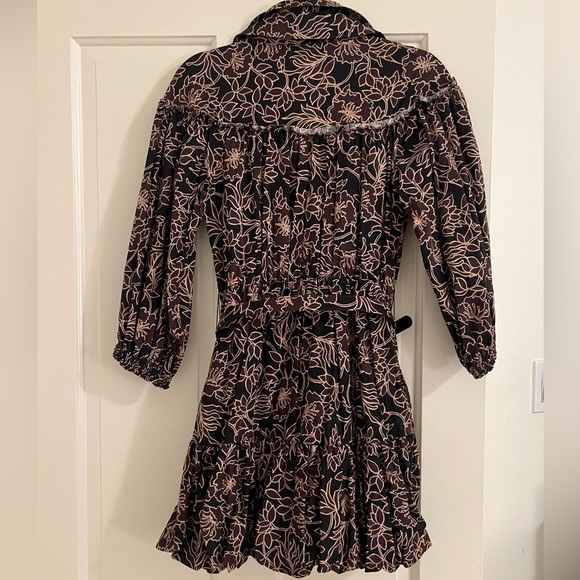 Nicholas Western Dress with Belt Size 4 - Picture 5 of 8